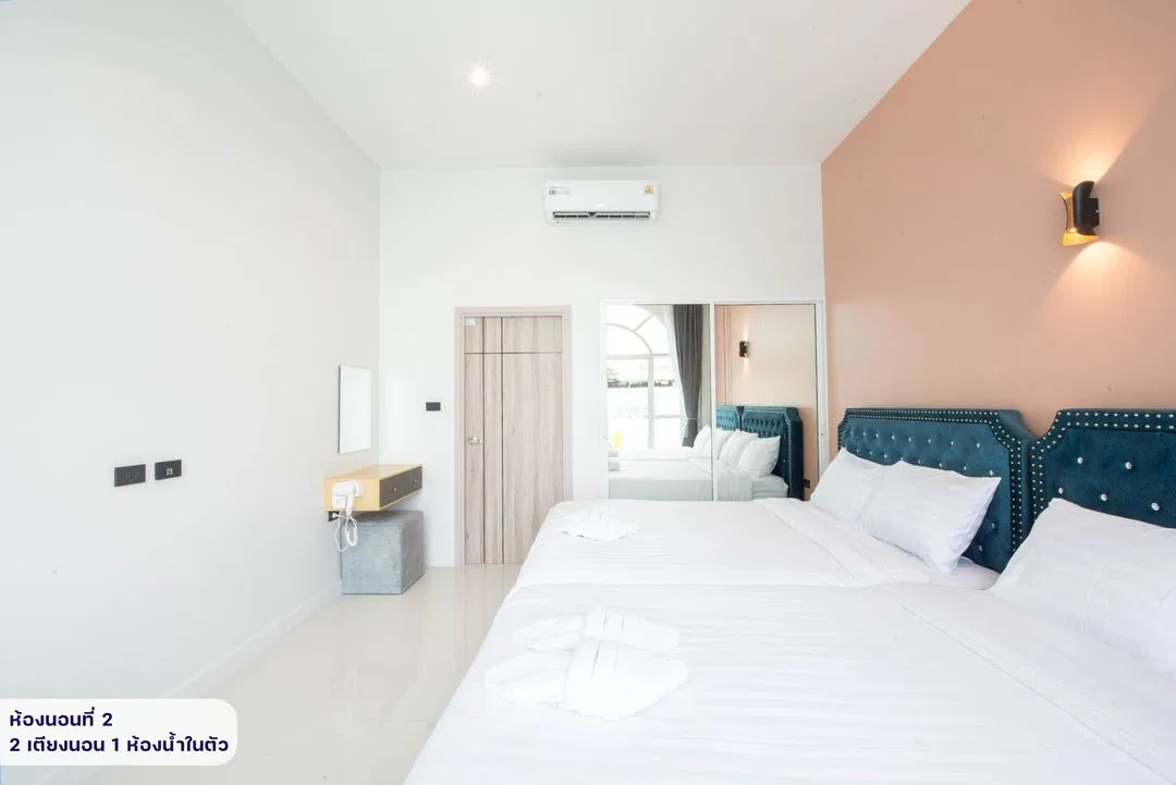 ห้องนอน La Mer pool villa (ลาแมร์ พูลวิลล่า)
