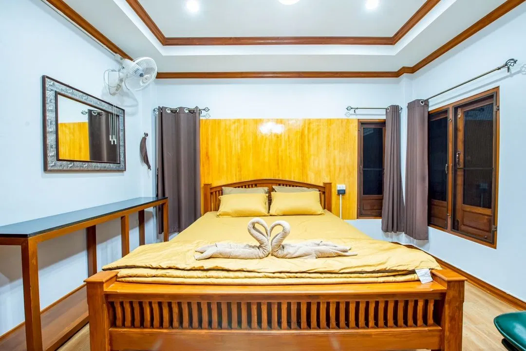 ห้องนอน บาหลี pool villa Rayong