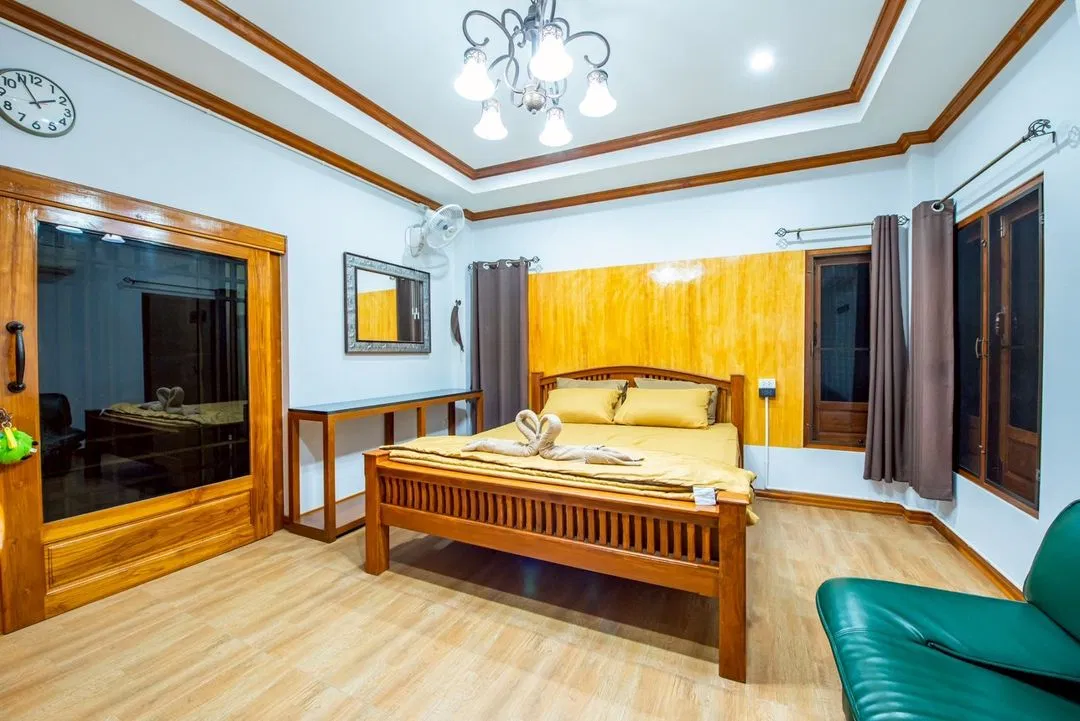 ห้องนอน บาหลี pool villa Rayong