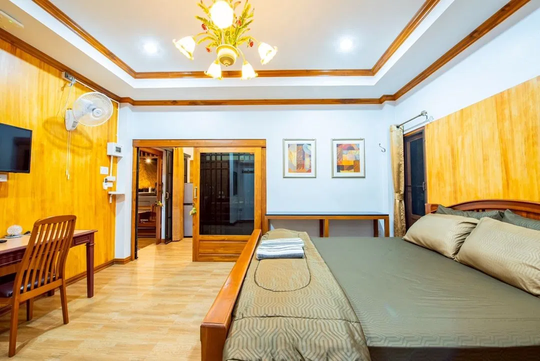 ห้องนอน บาหลี pool villa Rayong
