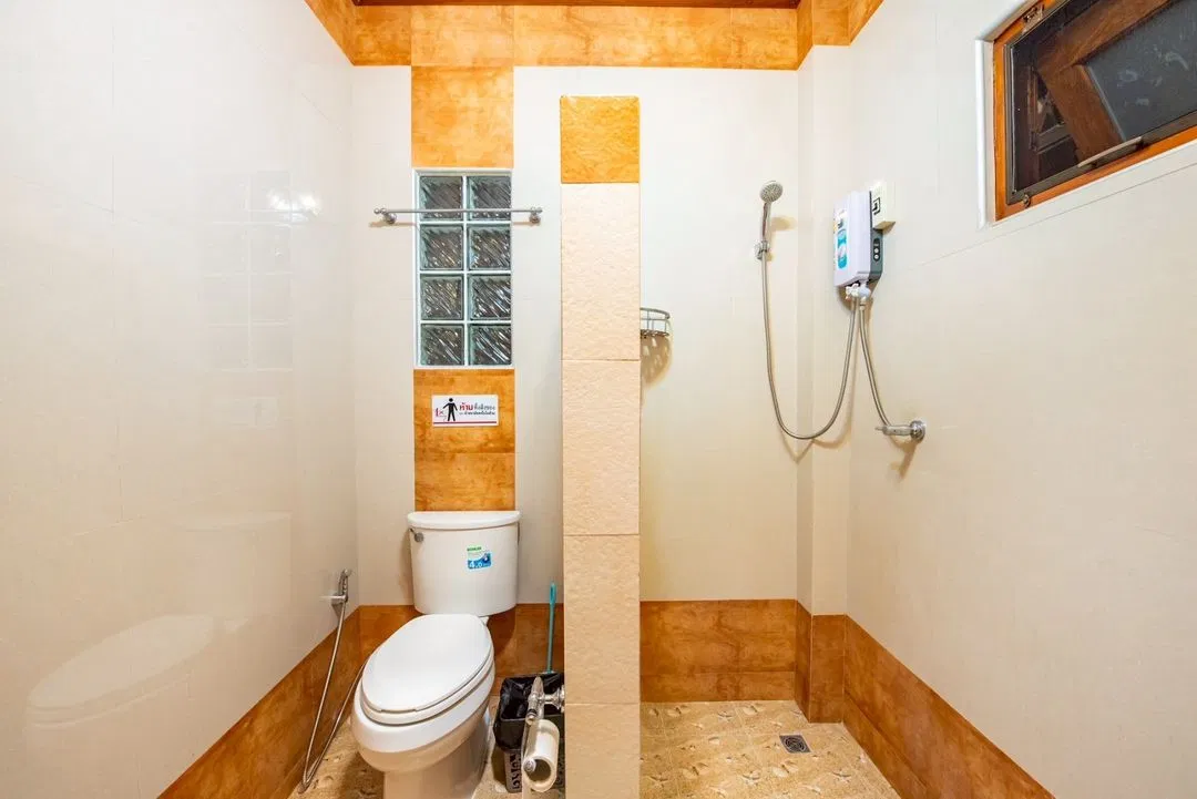 ห้องน้ำ บาหลี pool villa Rayong