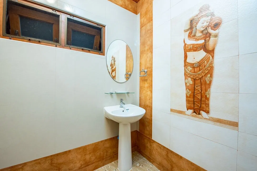 ห้องน้ำ บาหลี pool villa Rayong