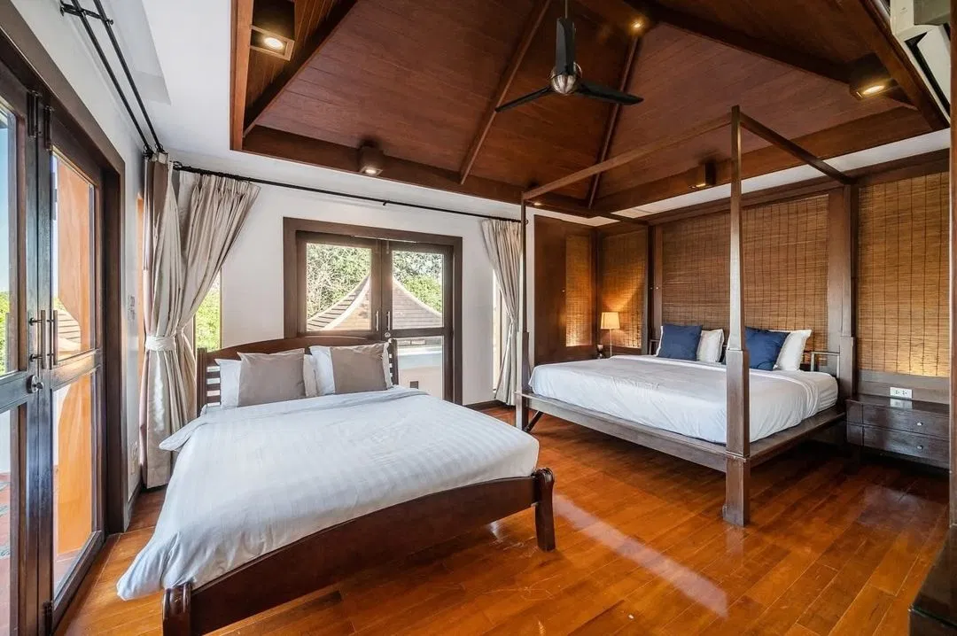 ห้องนอน Thai tara pool villa