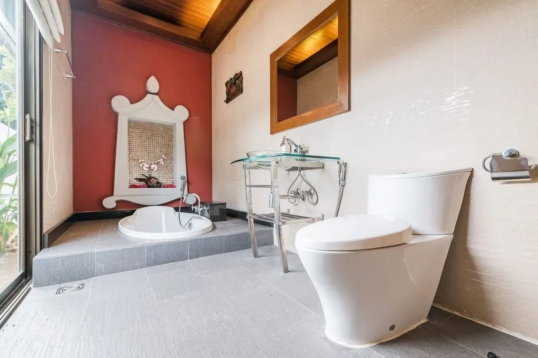 ห้องน้ำ Thai tara pool villa