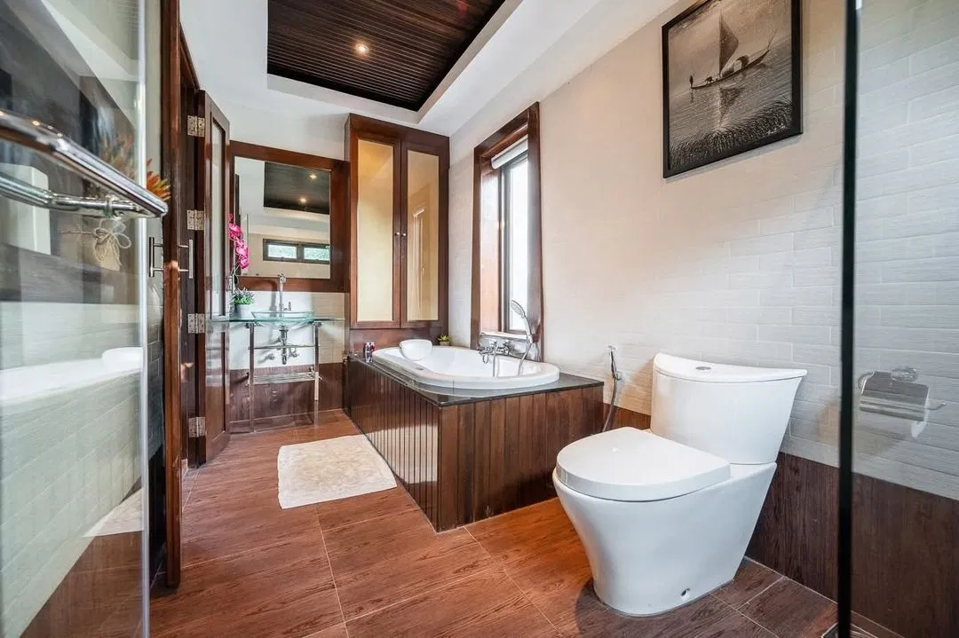 ห้องน้ำ Thai tara pool villa