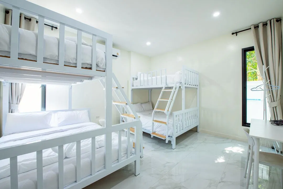 ห้องนอน Panmora poolvilla (สัตหีบ)