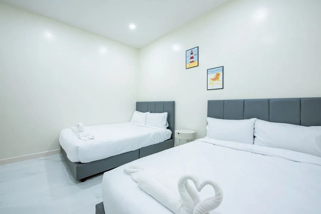 ห้องนอน Panmora poolvilla (สัตหีบ)
