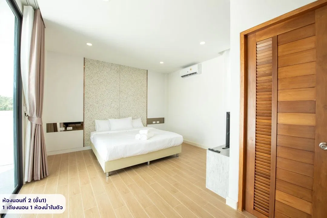 ห้องนอน The Hillside Pool Villa