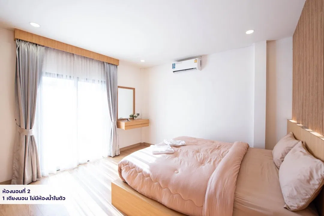 ห้องนอน Space Poolvilla Pattaya