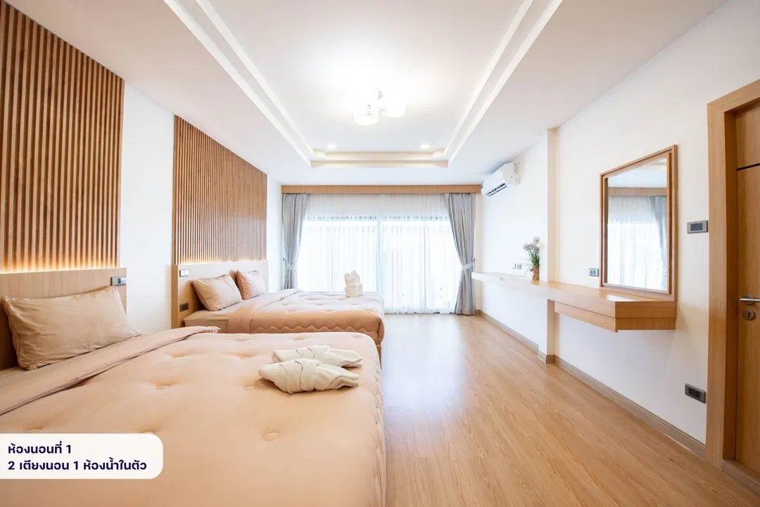 ห้องนอน Space Poolvilla Pattaya