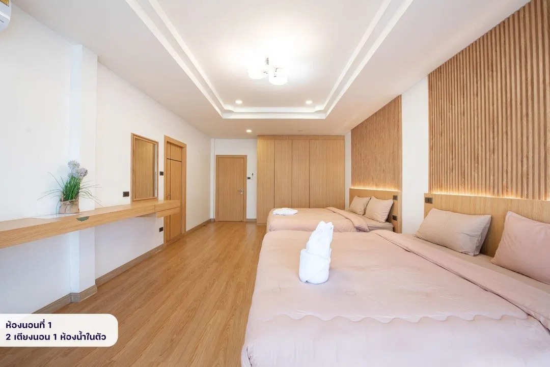 ห้องนอน Space Poolvilla Pattaya