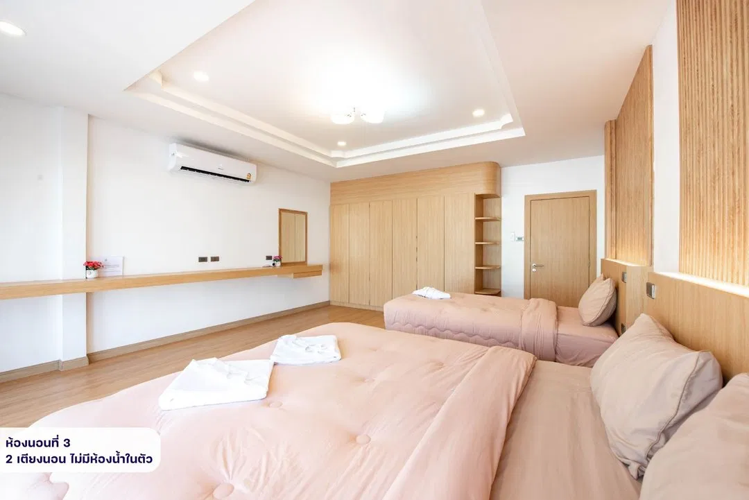 ห้องนอน Space Poolvilla Pattaya