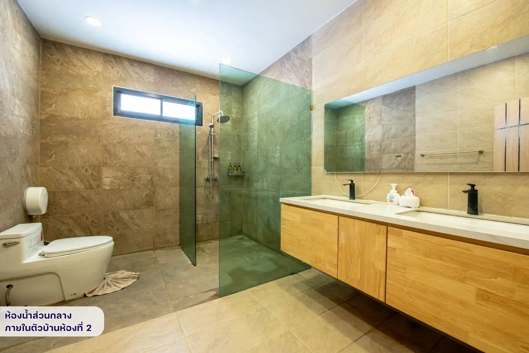 ห้องน้ำ Space Poolvilla Pattaya