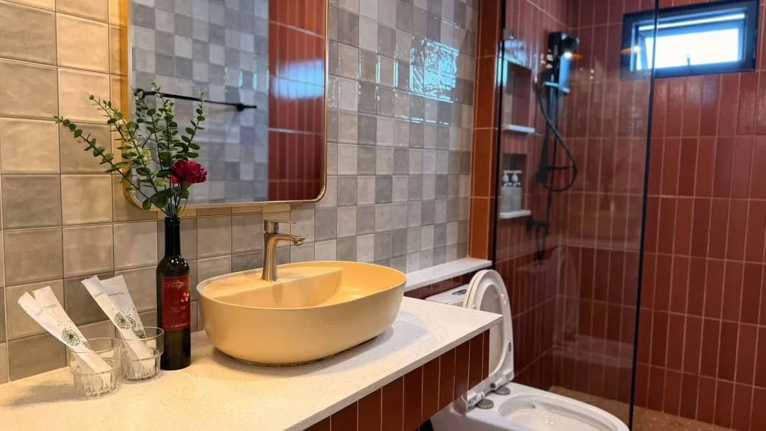ห้องน้ำ KHUNKOB POOL VILLA
