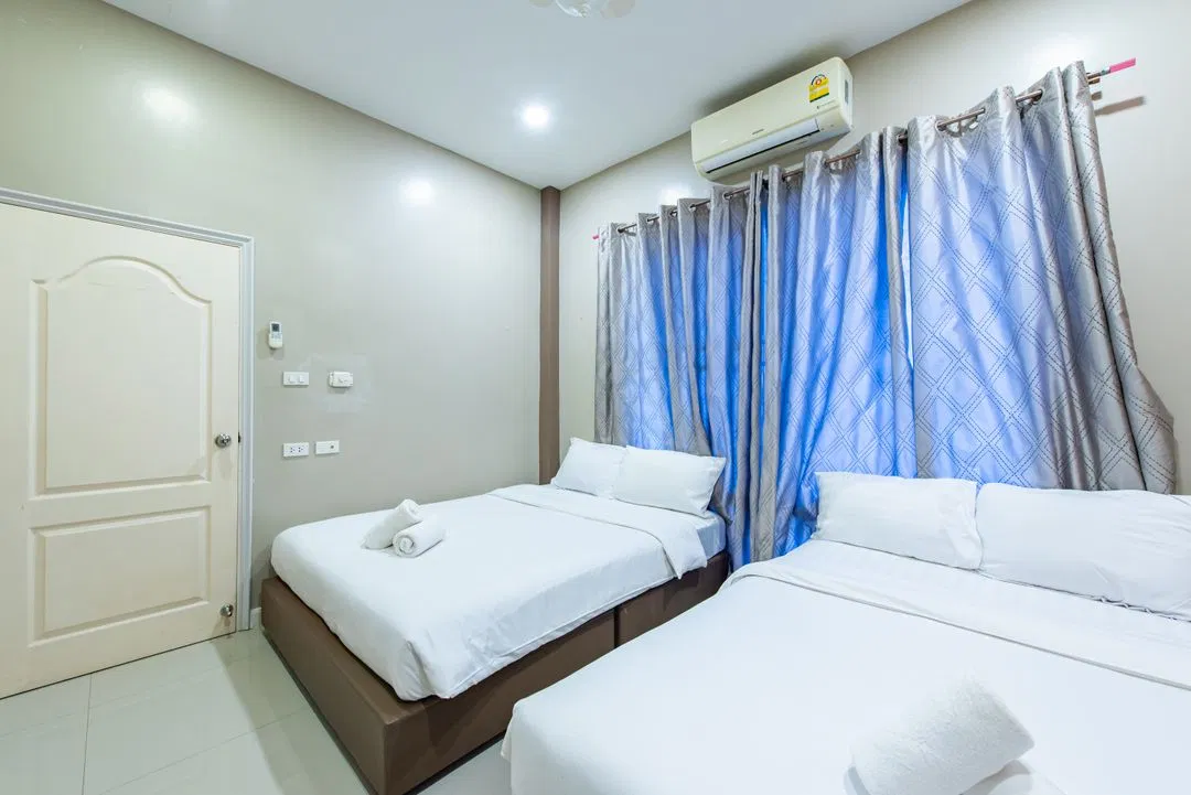 ห้องนอน Kari pool villa Bangsare