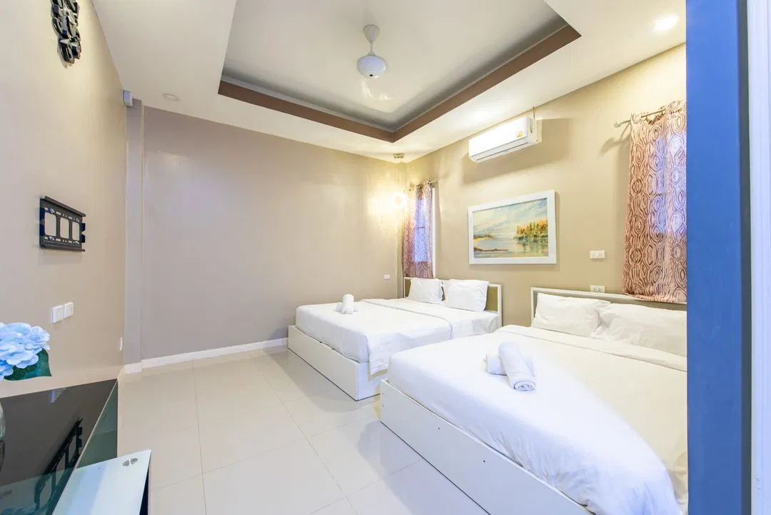 ห้องนอน Kari pool villa Bangsare