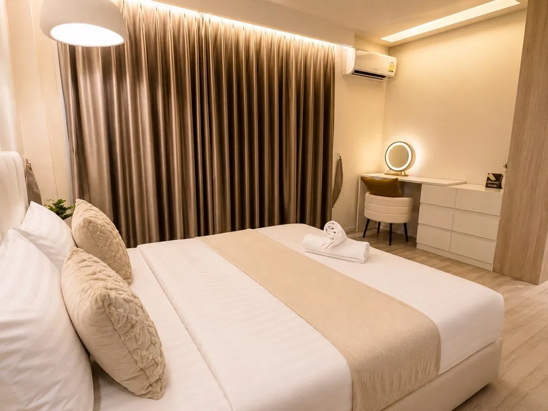 ห้องนอน Sea Reef Pool Villa