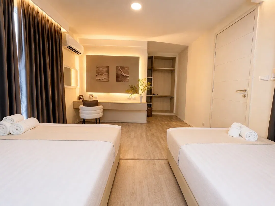 ห้องนอน Sea Reef Pool Villa