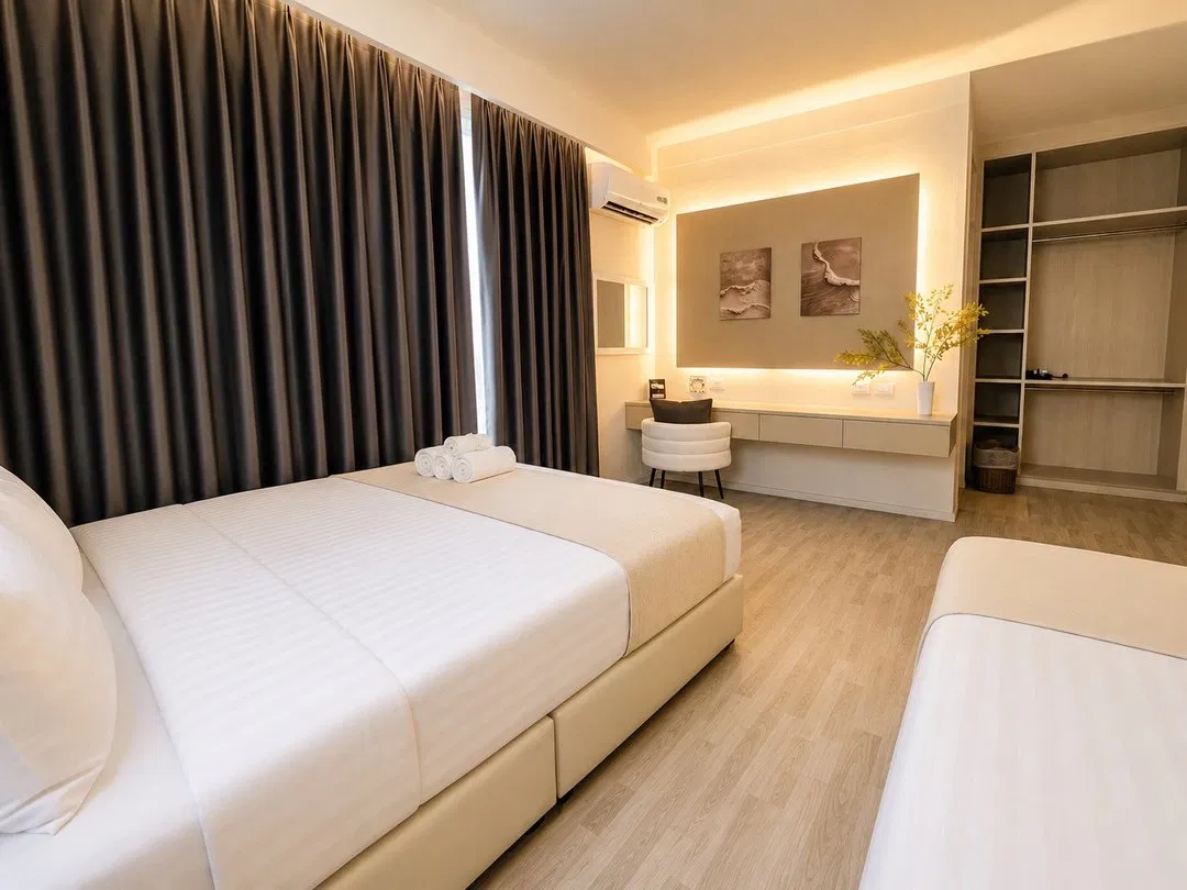 ห้องนอน Sea Reef Pool Villa