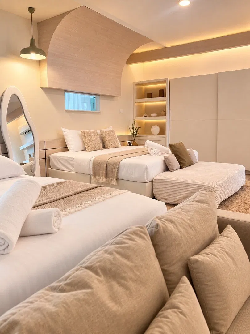 ห้องนอน Sea Reef Pool Villa