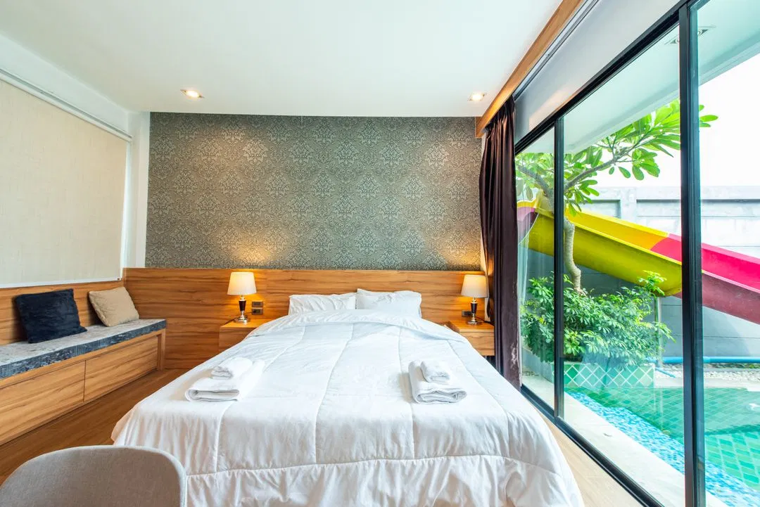 ห้องนอน The H pool villa