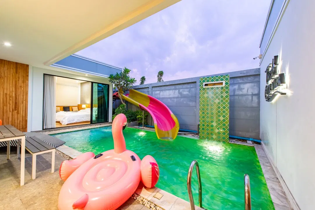 ภายนอก The H pool villa