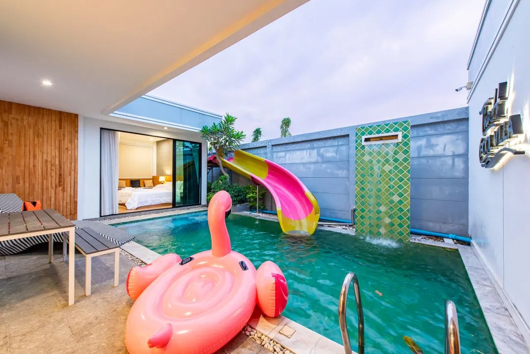 ภายนอก The H pool villa
