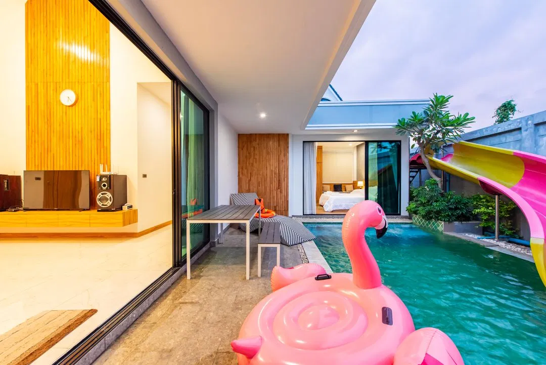 ภายนอก The H pool villa