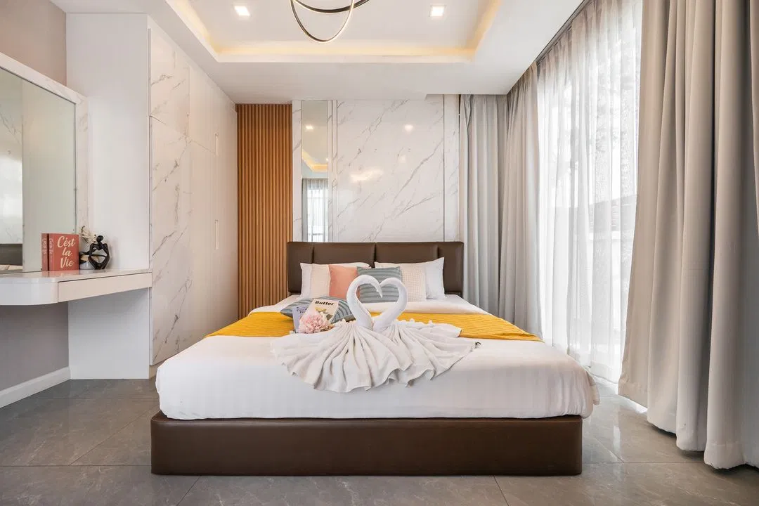 ห้องนอน Aliss Poolvilla