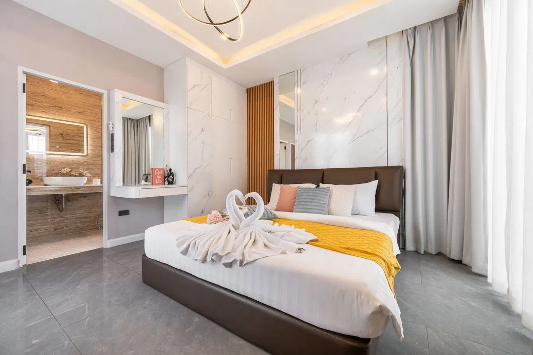 ห้องนอน Aliss Poolvilla