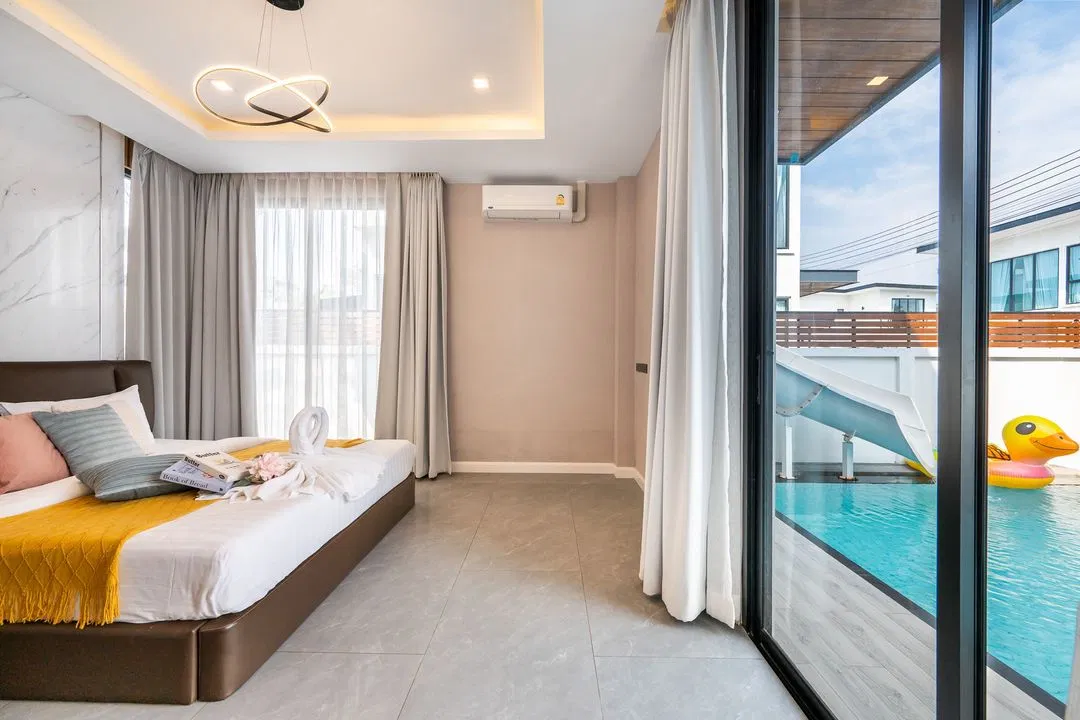 ห้องนอน Aliss Poolvilla