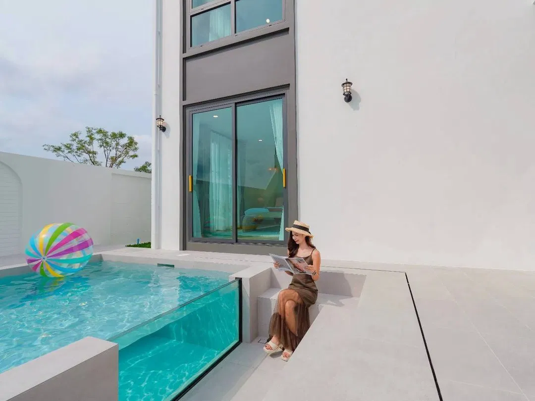 ภายนอก Castle Hills villa