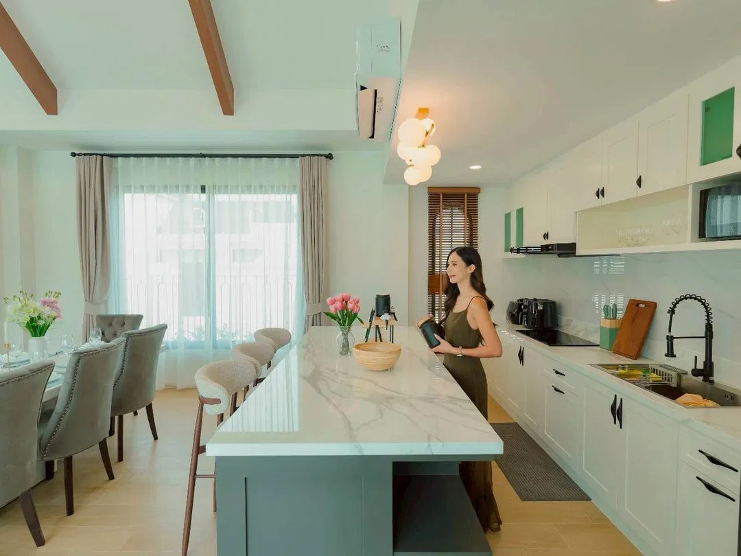 ครัว Castle Hills villa