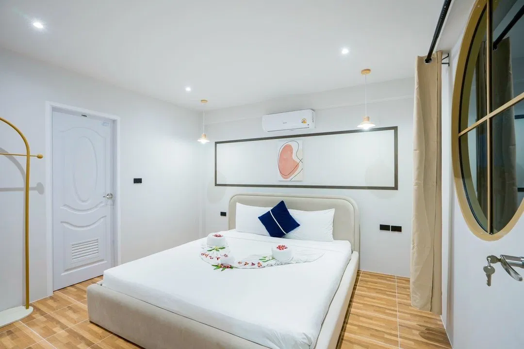 ห้องนอน MY ALLDAY BEACH Pool Villa