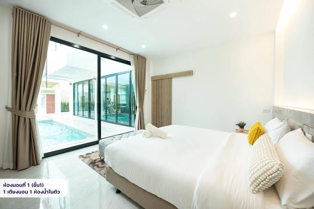 ห้องนอน Villa Pool Lay Z3