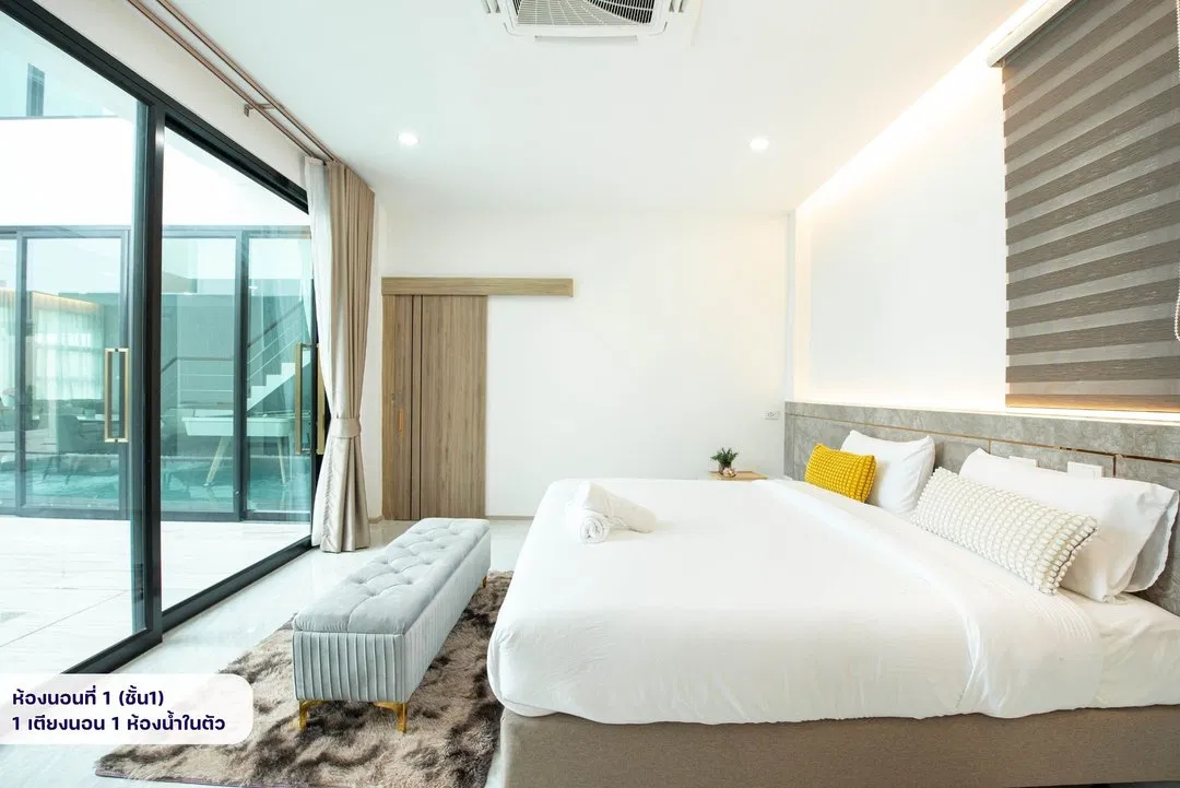 ห้องนอน Villa Pool Lay Z3