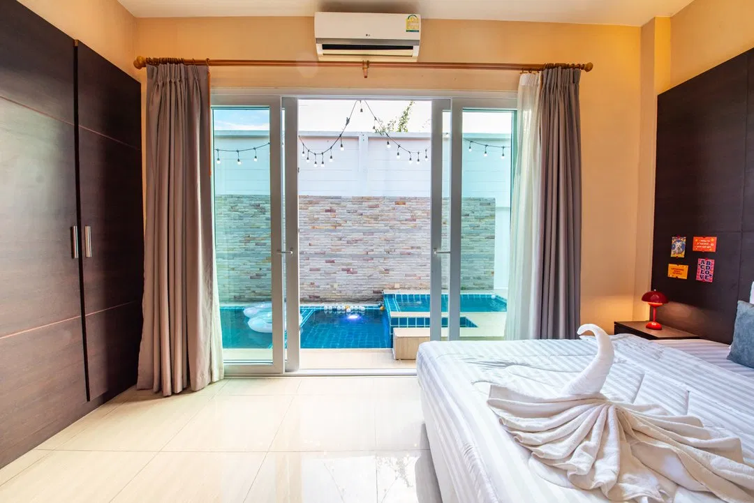 ห้องนอน Elysium life Poolvilla (C01 )
