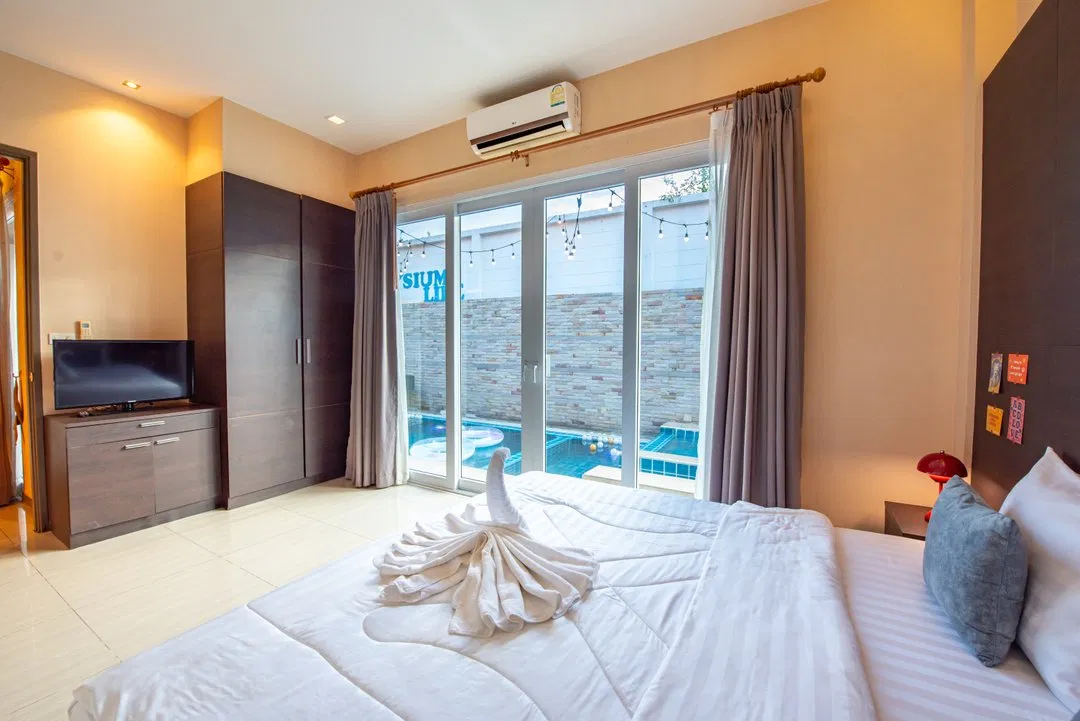 ห้องนอน Elysium life Poolvilla (C01 )