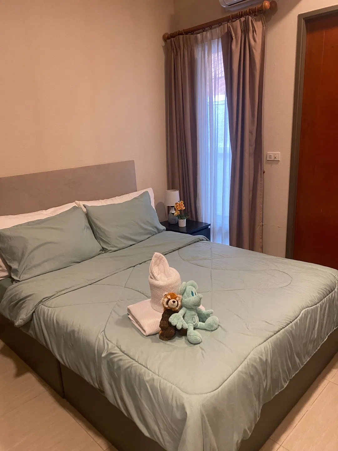ห้องนอน M pool villa Jomtien