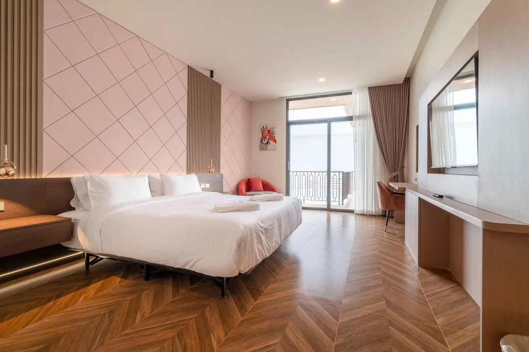 ห้องนอน Morning Sea pool Villa 1