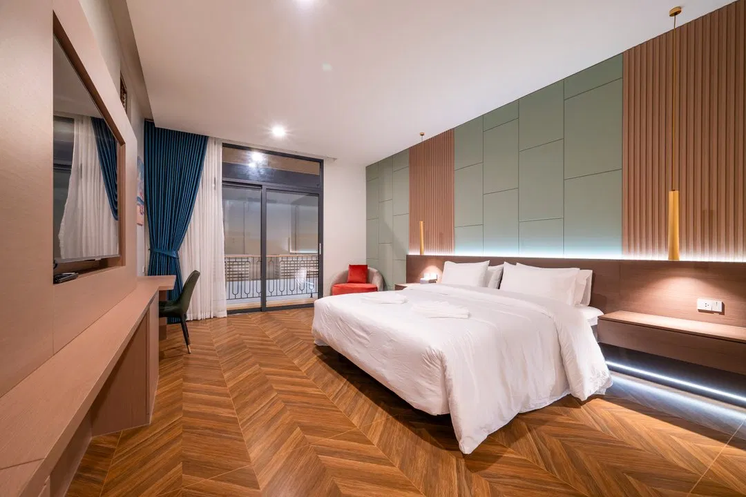 ห้องนอน Morning Sea pool Villa 1
