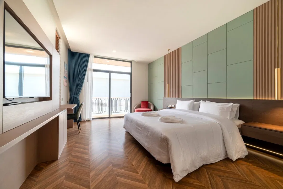 ห้องนอน Morning Sea pool Villa 1