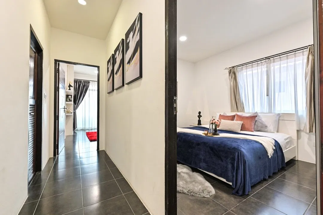 ห้องนอน Exquisite poolvilla A