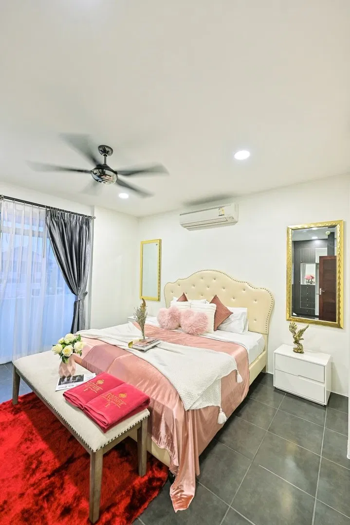 ห้องนอน Exquisite poolvilla A