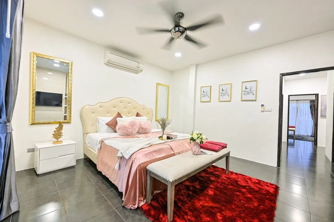 ห้องนอน Exquisite poolvilla A