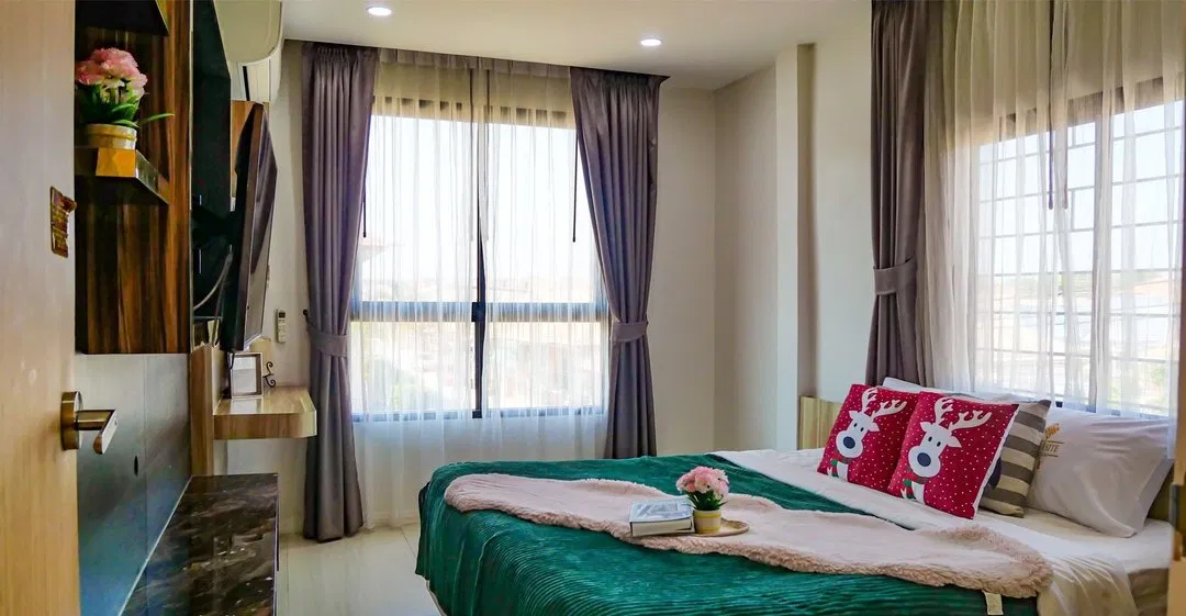 ห้องนอน Exquisite poolvilla B