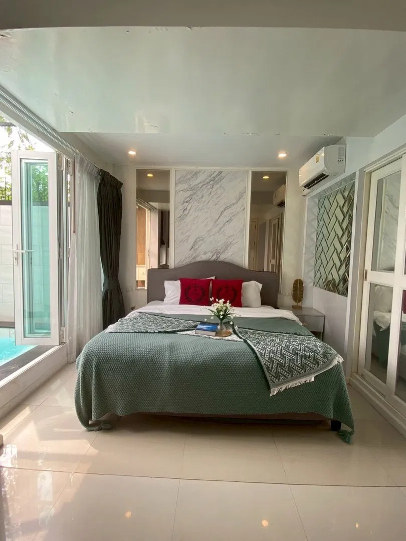 ห้องนอน Exquisite poolvilla C