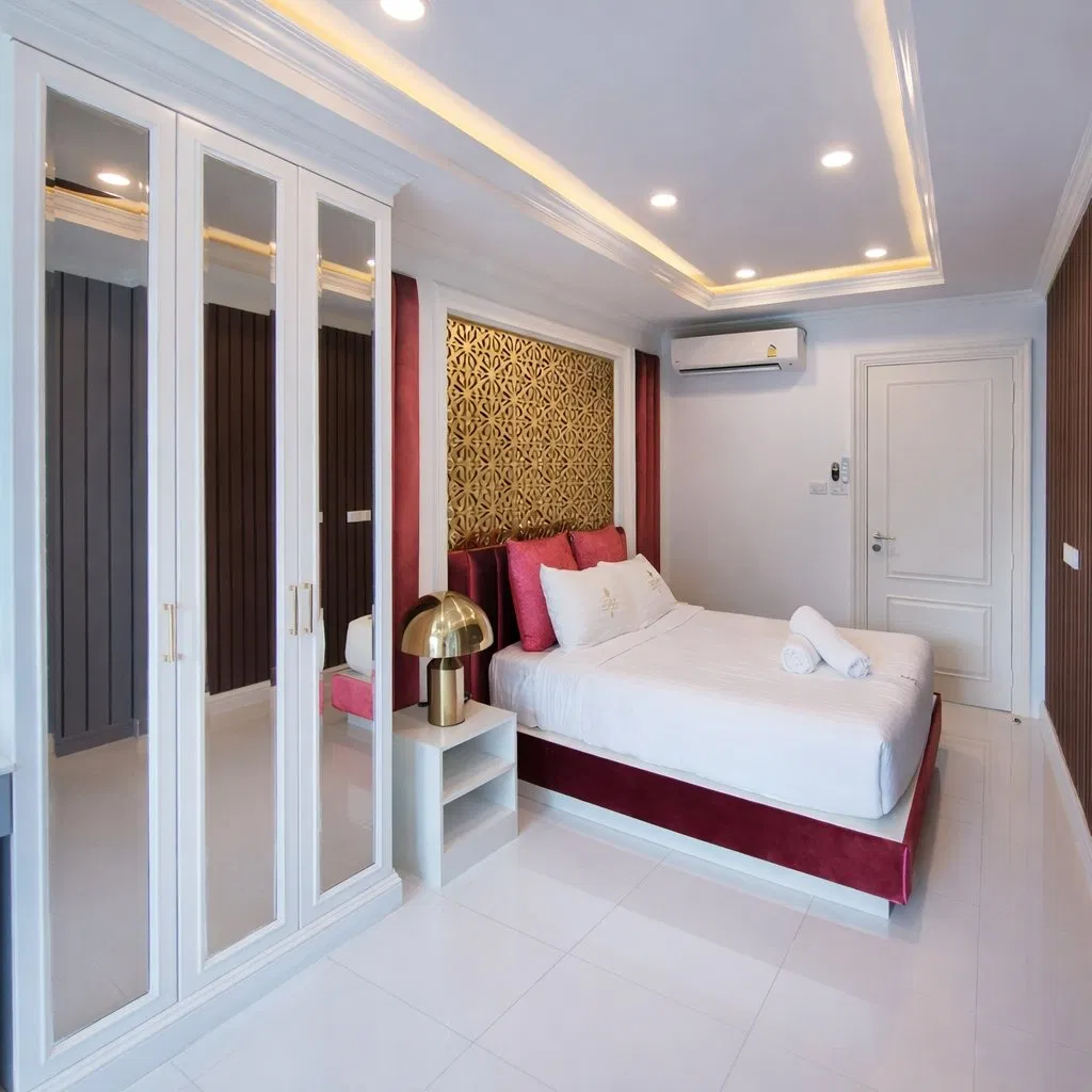 ห้องนอน Exquisite poolvilla G