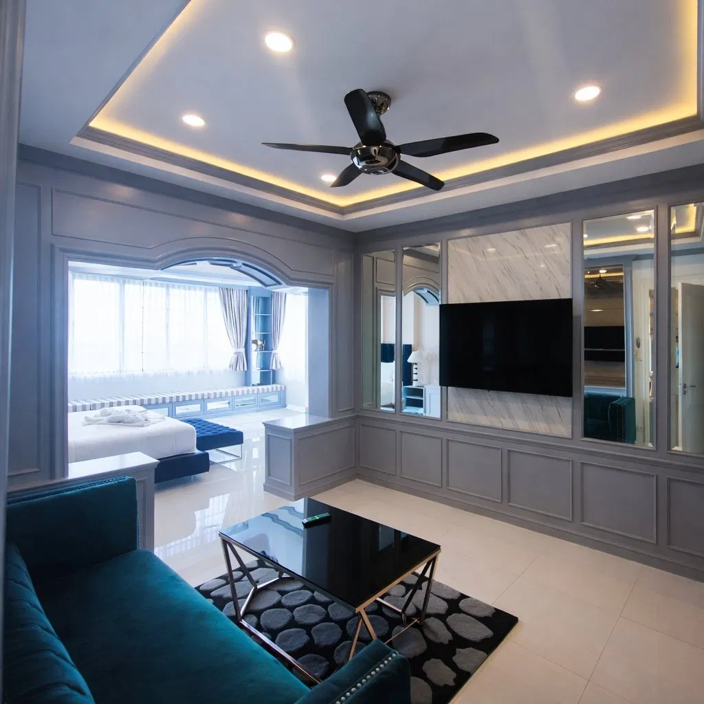 ห้องนอน Exquisite poolvilla G