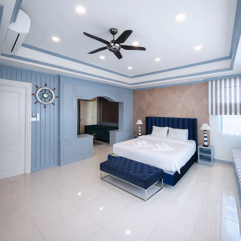 ห้องนอน Exquisite poolvilla G